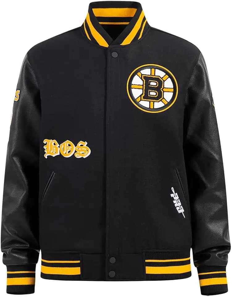 Pro Standard Mens NHL Old English Varsity Jacket