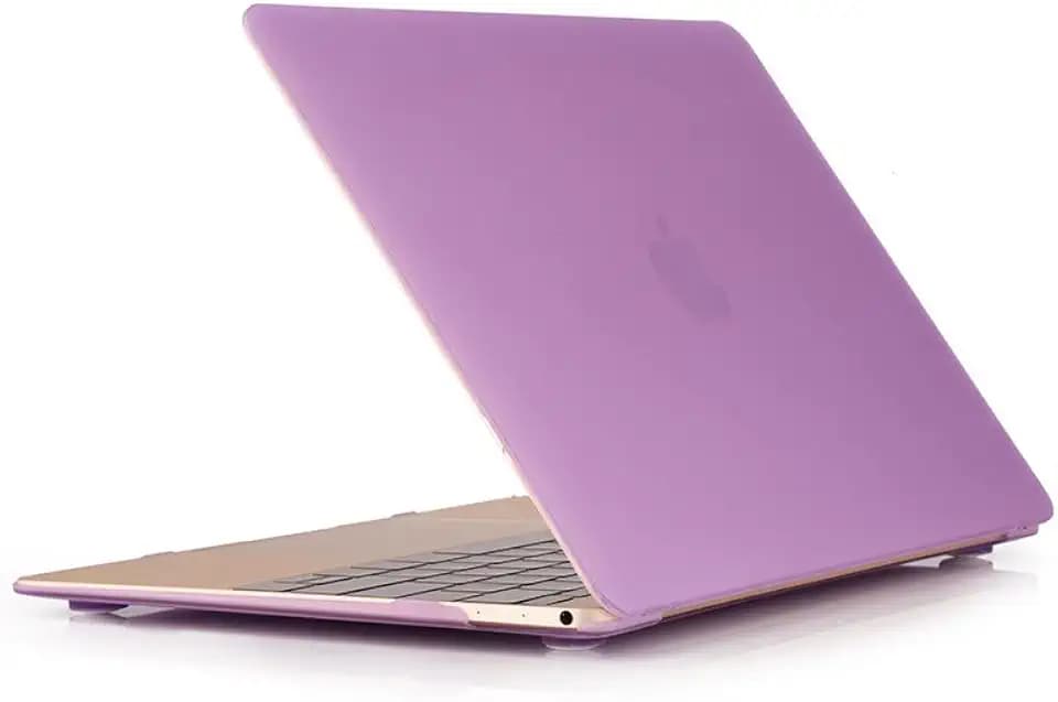 RUBAN Case Compatible with MacBook 12 Inch A1534 - Slim Snap On Hard Shell Protective Cover, Purple
