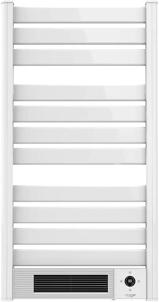 Cecotec Elektrischer Badheizkörper Ready Warm 9770 Ceramic Towel. 2000 W, LED Bildschirm, Fernbedienung, 24 Stunden Timer, IPX1, Einstellbare Temperatur, Thermostat, Weiss, 15 m2