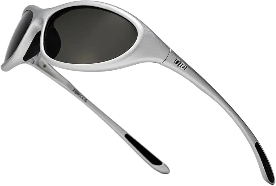 TIJN Sports Sunglasses UV400 Wraparound for Men Women Cycling, Vanta