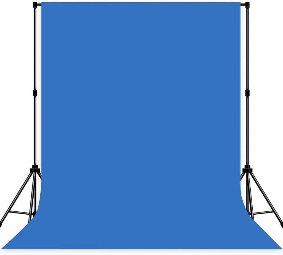 Blue Photo Backdrop Professional Photography Background Polyester 5x7ft