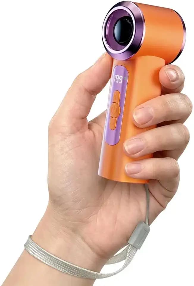 Portable Handheld Mini Fan, 199-Speed 2000mAh for Travel Makeup