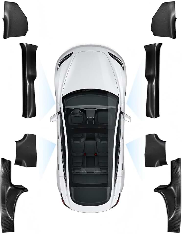 8PCS Door Sill Protectors for 2024-2026 Tesla Model 3 Highland