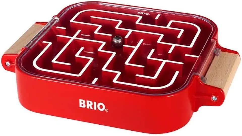 BRIO 34100 Mitnehm-Labyrinth - Kurzweiliger Spielspaß für daheim oder unterwegs - Für Kinder ab 3 Jahren
