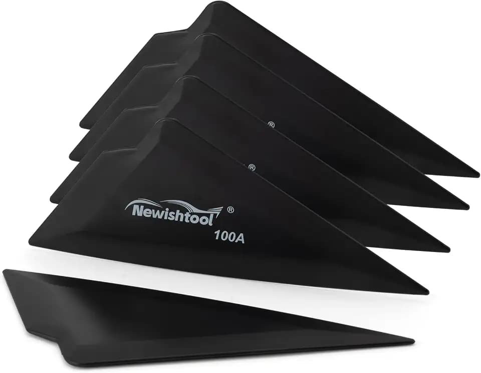 NEWISHTOOL Window Tint Squeegee, 5-Pack Car Tinting Tools Triangle Squeegee