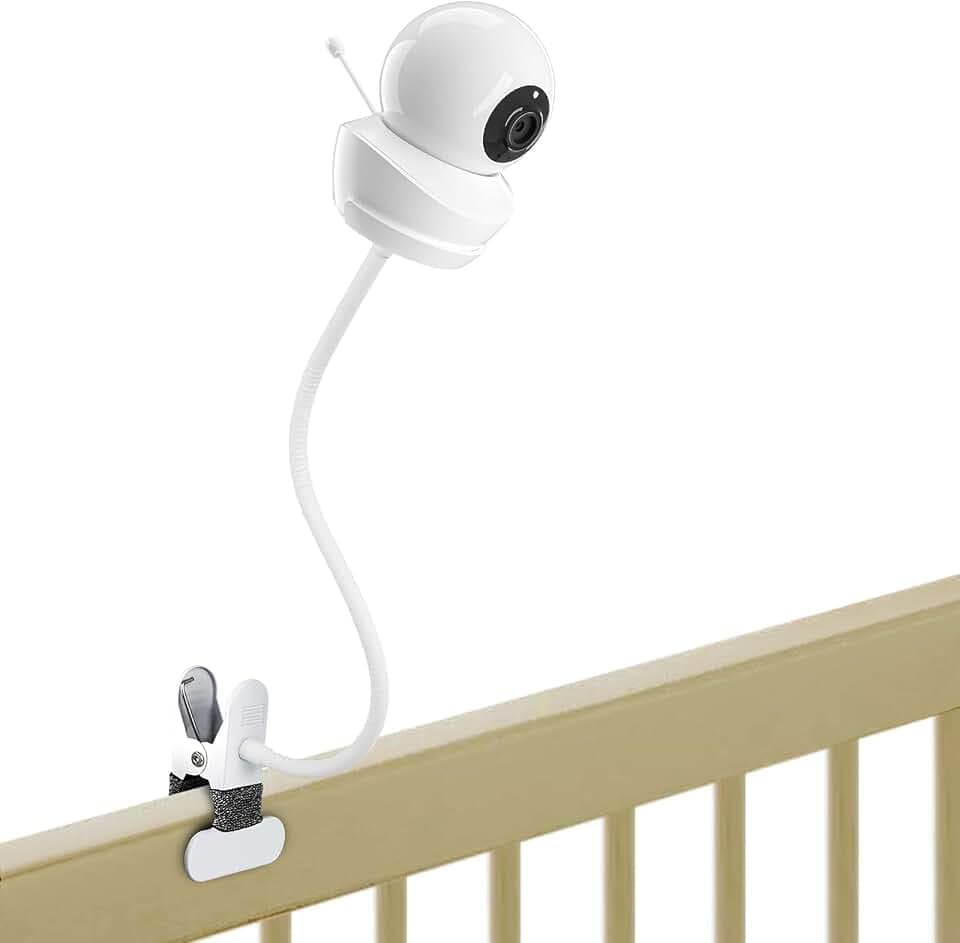 Monitor Halterung für Babysense Babyphone S2/V43, Flexibel Babyphone Kamera Mount für Babysense Video Baby Monitor, Babyfon Halter Clip Holder für Babybett