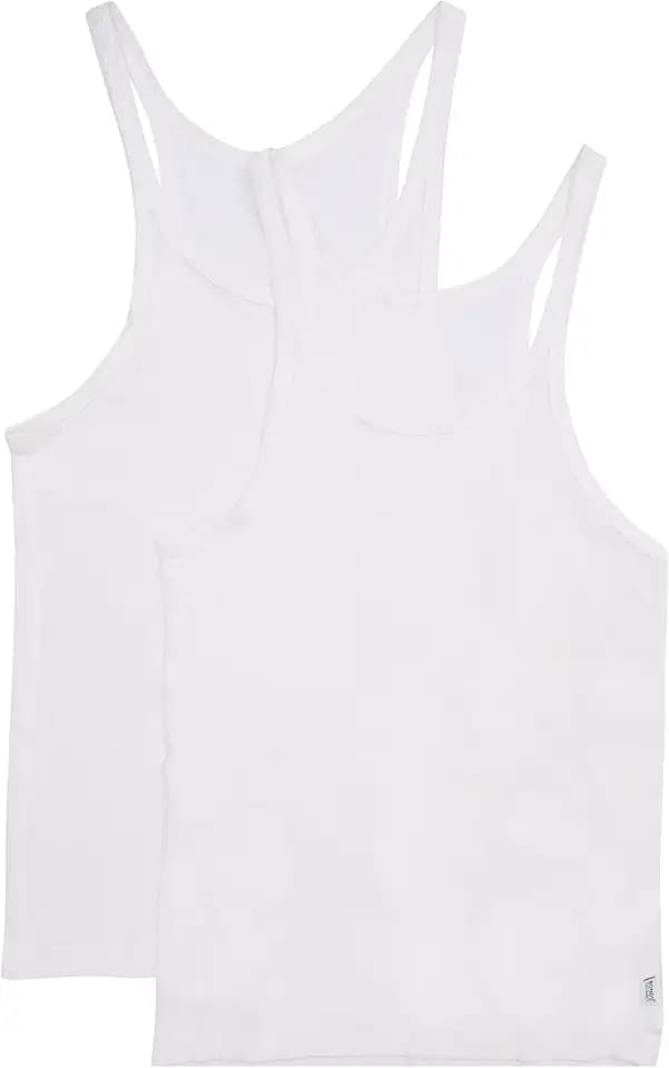 Bonds Women's Soft Chesty Tank Top in Stretchy 100% Cotton Rib for Women, 2-Pack