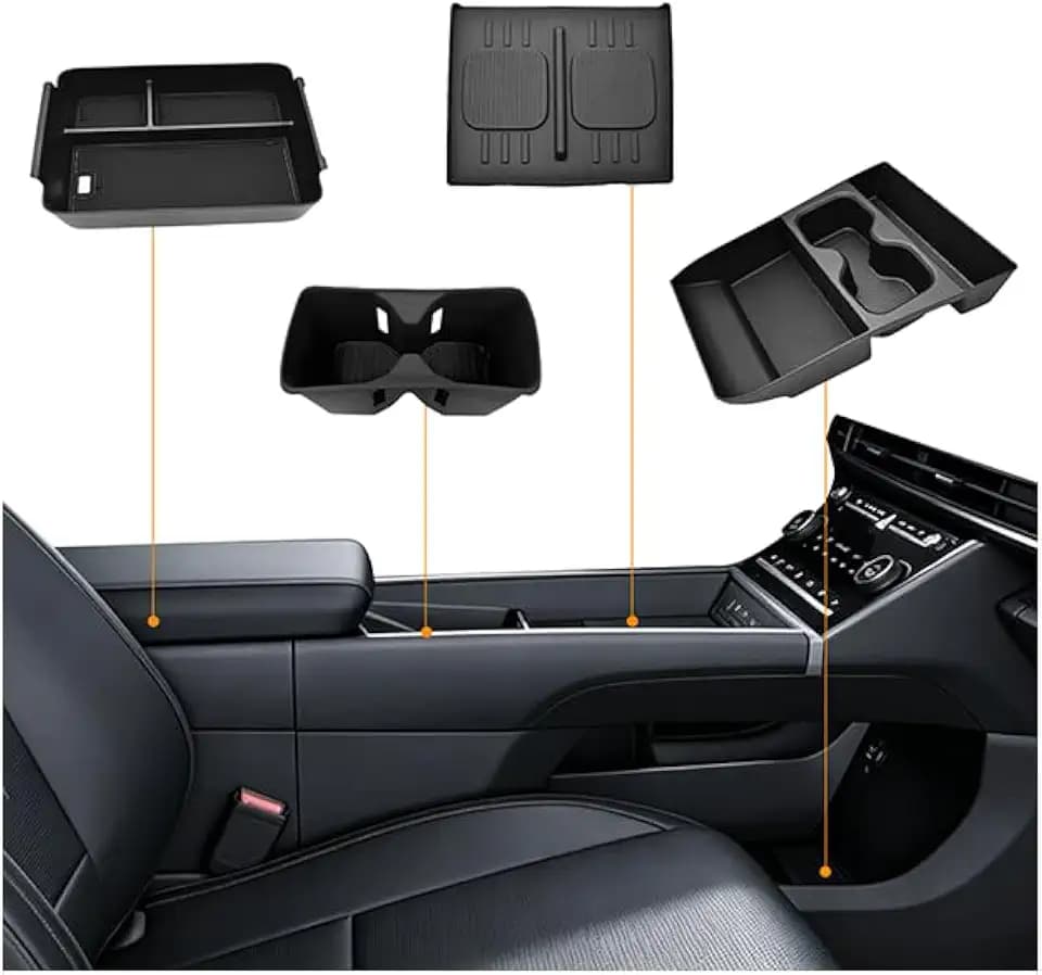 Center Console Organizer Set 2024-2026 Hyundai Santa Fe Accessories