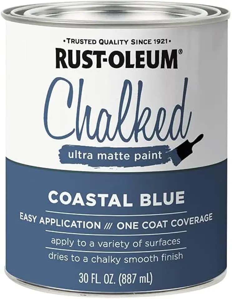 Rust-Oleum Chalked All-in-One Ultra Matte Coastal Blue Spray Paint