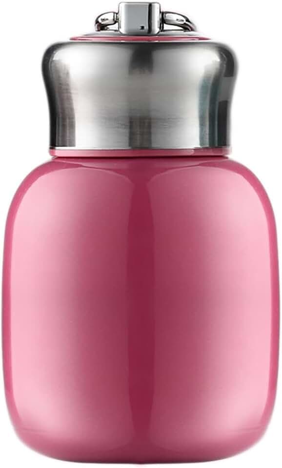 Kleine Thermoskanne, 200 ml Mini-Vakuumflasche, Vakuum-isoliert, Wasserflasche, nicht auslaufend, Saft, Milch, Vakuum, Heiß- und Kaltwasserflasche, Mädchen, Jungen