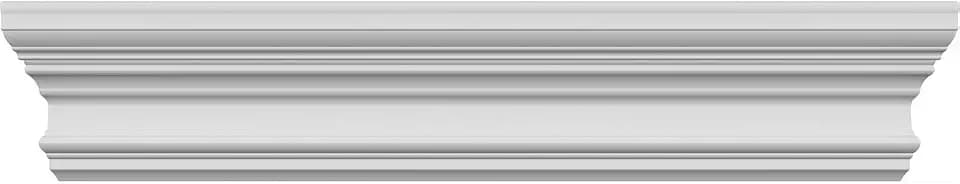 Endurathane Seville Crosshead, 73" Bottom Width x 76 1/4" Top Width x 5 1/2"H x 1/2"P, Factory Primed