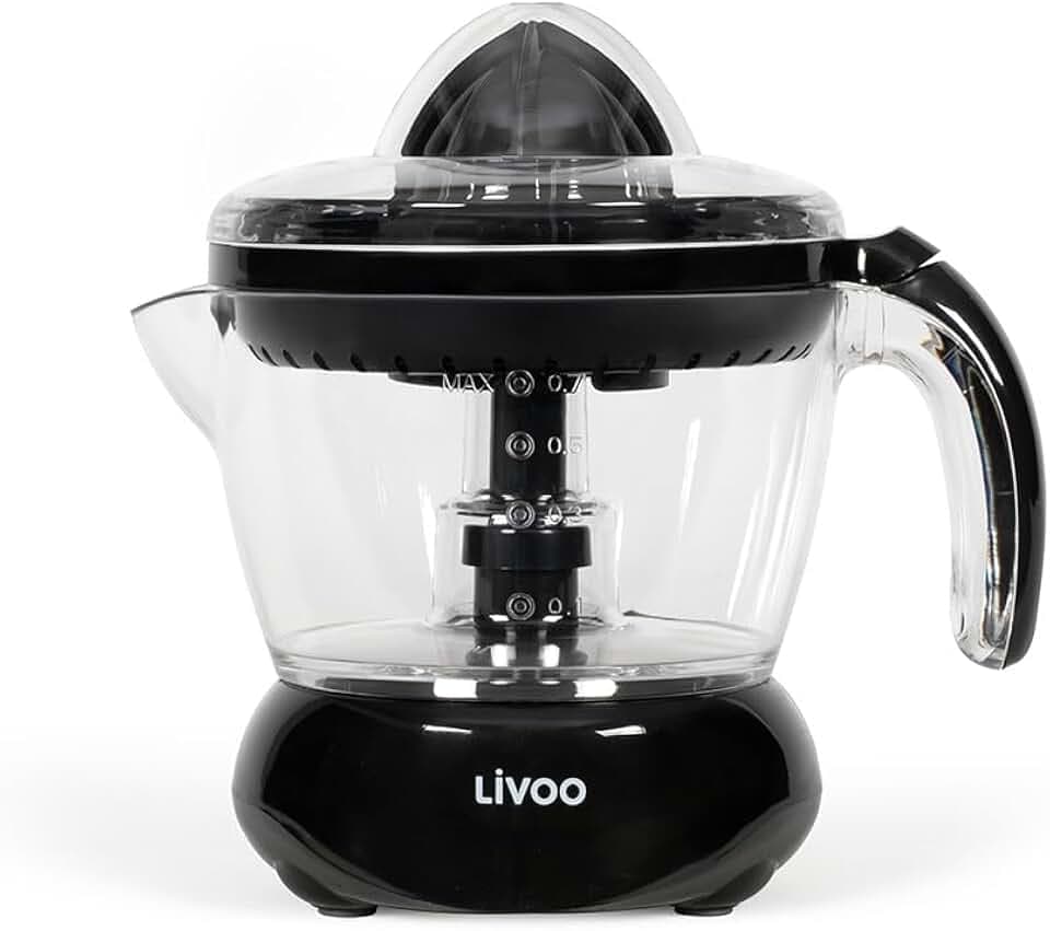 Livoo - Elektrische Zitruspresse DOD131N, Schwarz