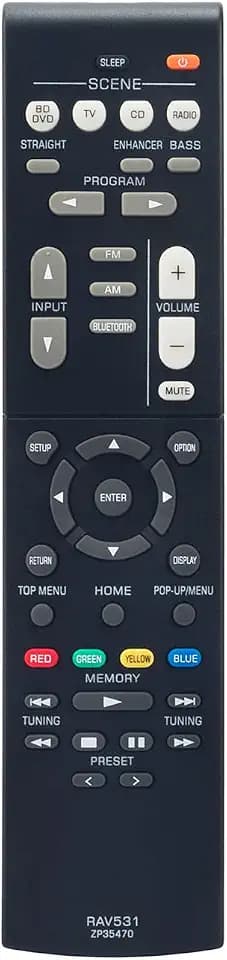 RAV531 ZP35470 Replace Remote Control fit for Yamaha Receiver RX-V379BL
