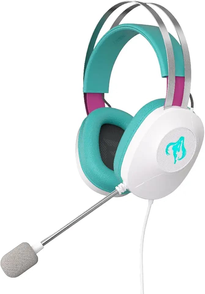 ASUS TUF Gaming H1 Gaming Headset Wired, Discord Certified Mic - Aqua