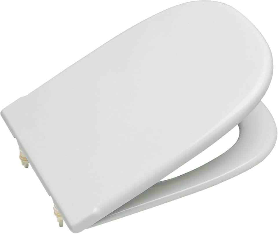Roca Old Design Dama Ersatz-WC-Sitz mit Standard-Stangenscharnier, A801327004, weiß