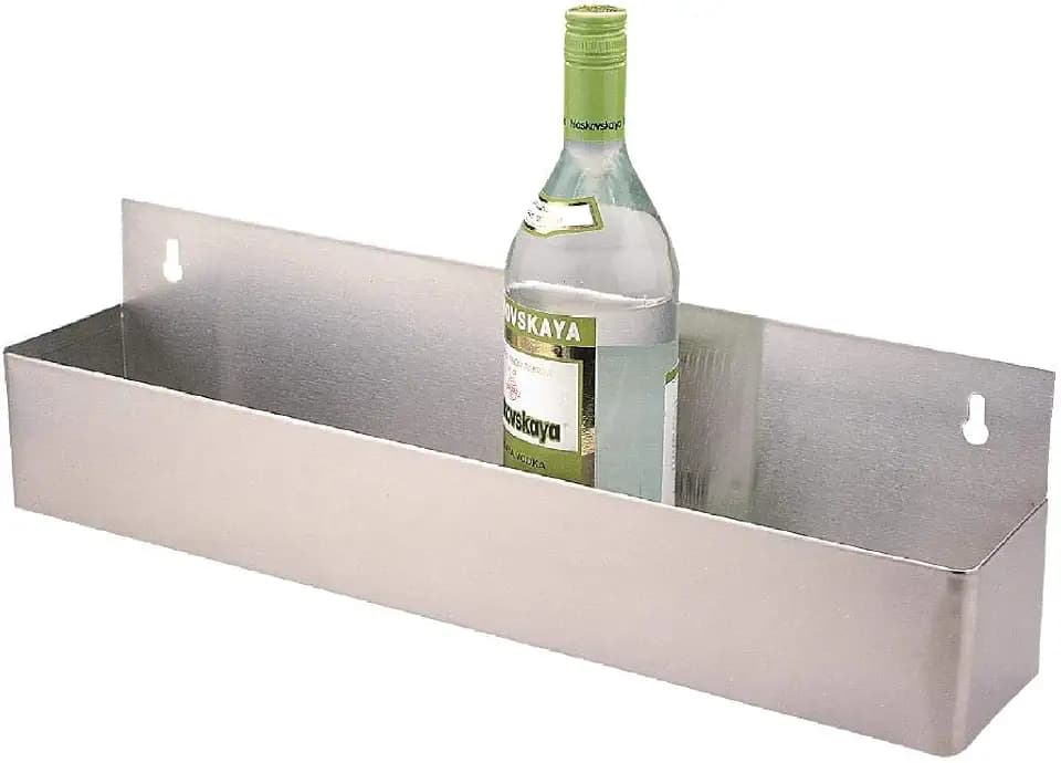 Olympia Speed Rail für die Bar 560 mm, Edelstahl, Größe: 90(H) x 560(W) x 100(D) mm, Speed Rail Cocktail-Flaschenhalter, einfache Entnahme zur Reinigung, professionelles Barzubehör, F987