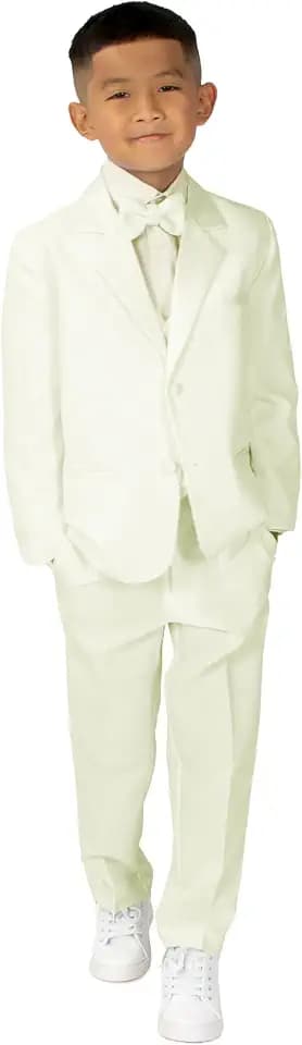 Spring Notion Boys' Classic Fit Tuxedo Suit Set, No Tail
