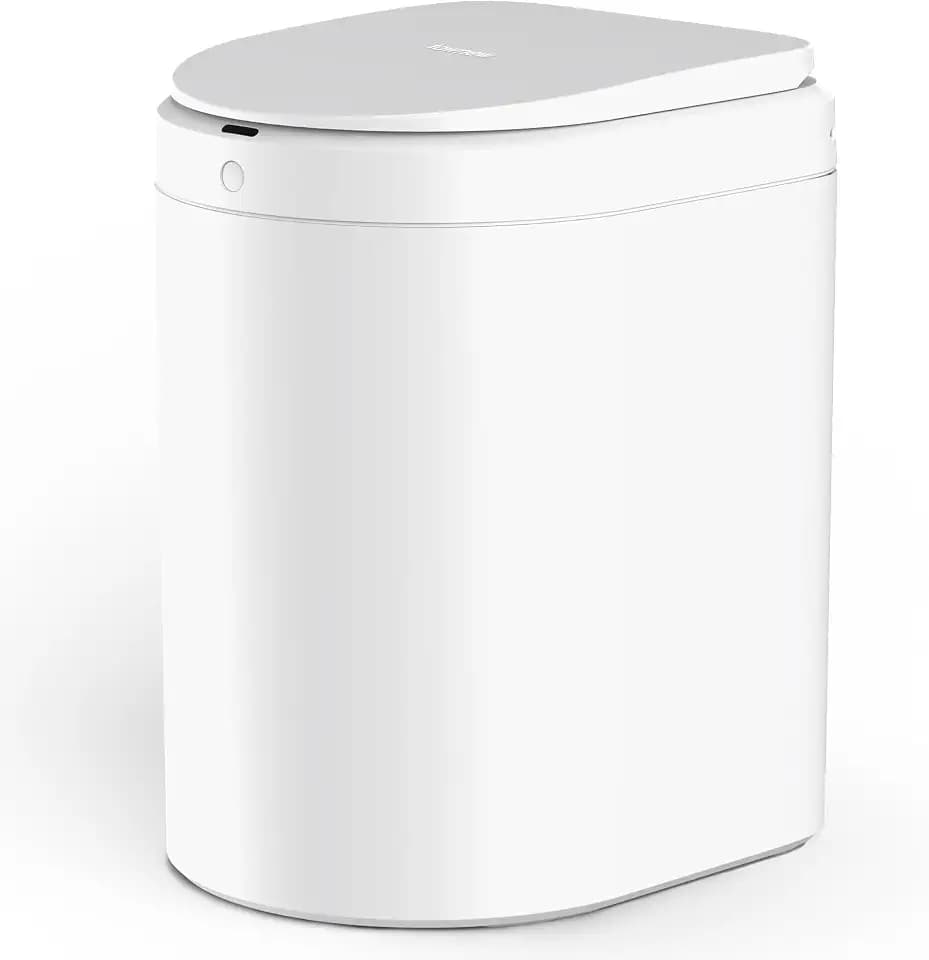 TOWNEW S2000 Smart Trash Can, Self-Sealing Touchless Trash Can with Motion Sensor, Automatic Liner Preparation, 5.5 Gallon Hands-Free Garbage Can for Kitchen, Bathroom & Office, Odor Reduction
