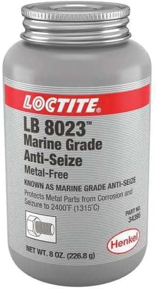 Loctite 299175 Paste Anti-Seize Lubricant, -20 to 2400 degrees F Temperature Range, 8 oz Can