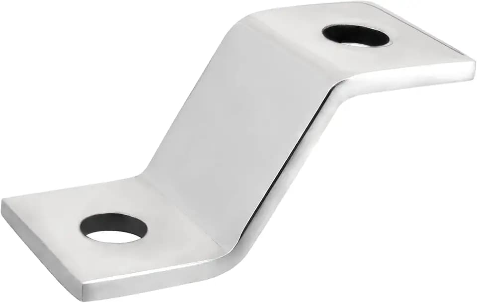 GG Grand General 33348 Stainless Steel Heavy Duty Angled Z Shape Mounting Bracket, Small
