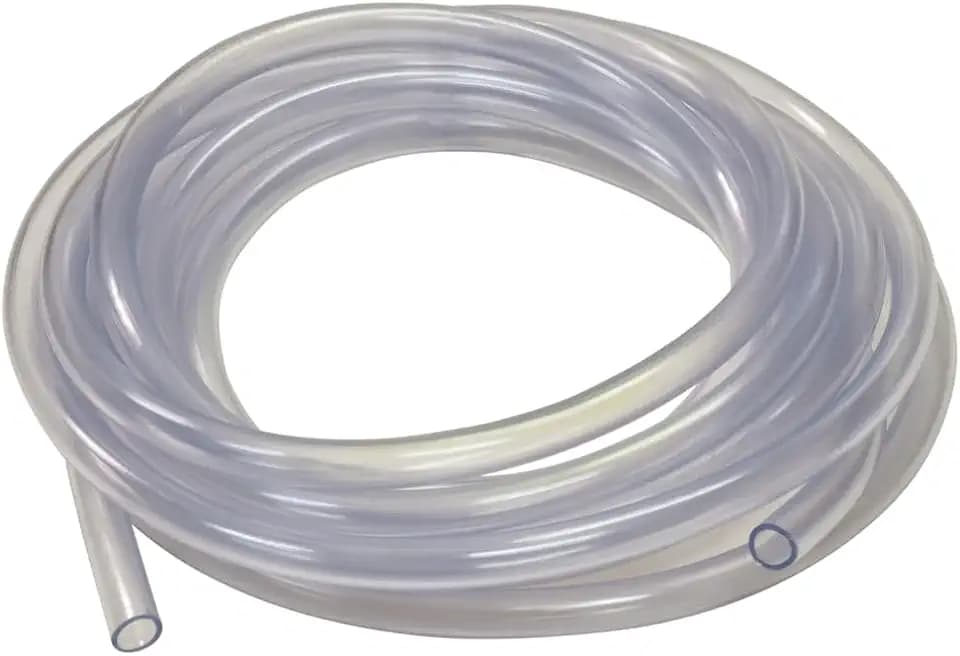 Eastman 1/4 Inch ID (3/8 Inch OD) PVC Clear Vinyl Tubing, 20 Foot Length, 98563