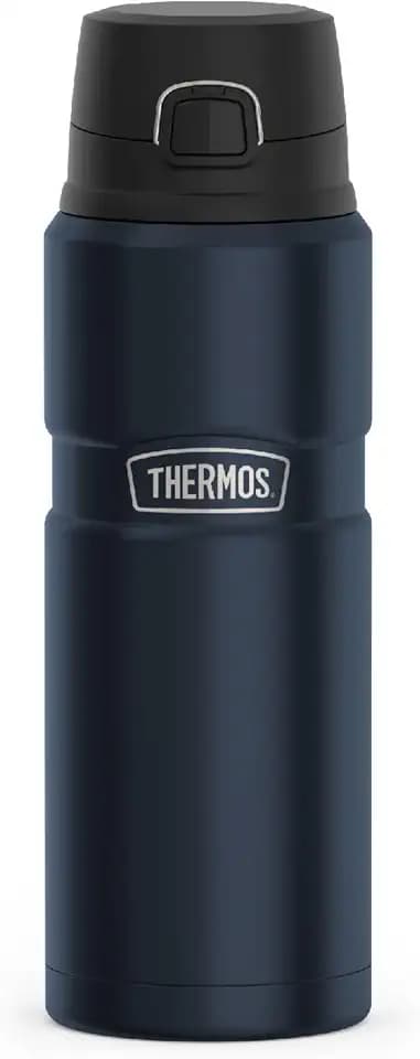 THERMOS Stainless King Vacuum-Insulated Drink Bottle, 24 Ounce, Midnight Blue