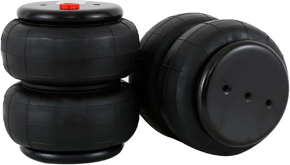 Universal 2600 lbs 1/2" NPT Port Heavy Duty Double Air Bags Suspension