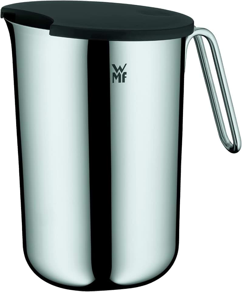 WMF Function Bowls Rührschüssel 1,5l, Rührbecher mit Griff, Cromargan Edelstahl poliert, Messbecher Edelstahl, Innenskalierung, spülmaschinengeeignet