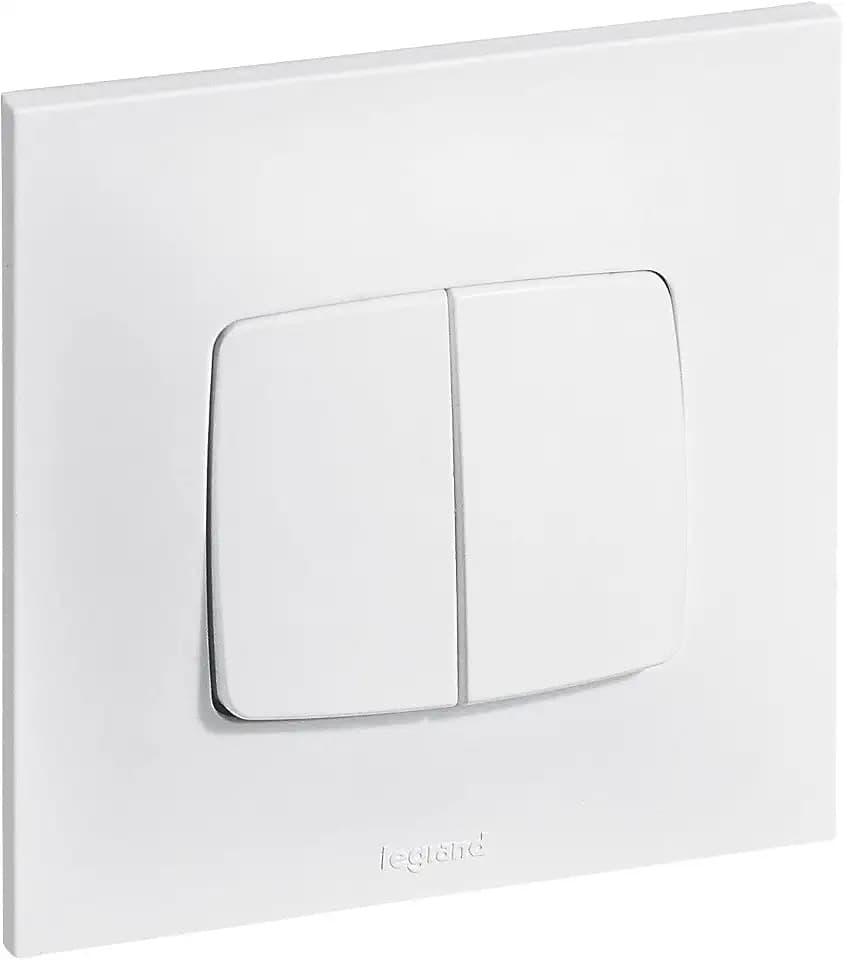 Legrand leg91325 Schalter/Wechselschalter, 230 V, weiß
