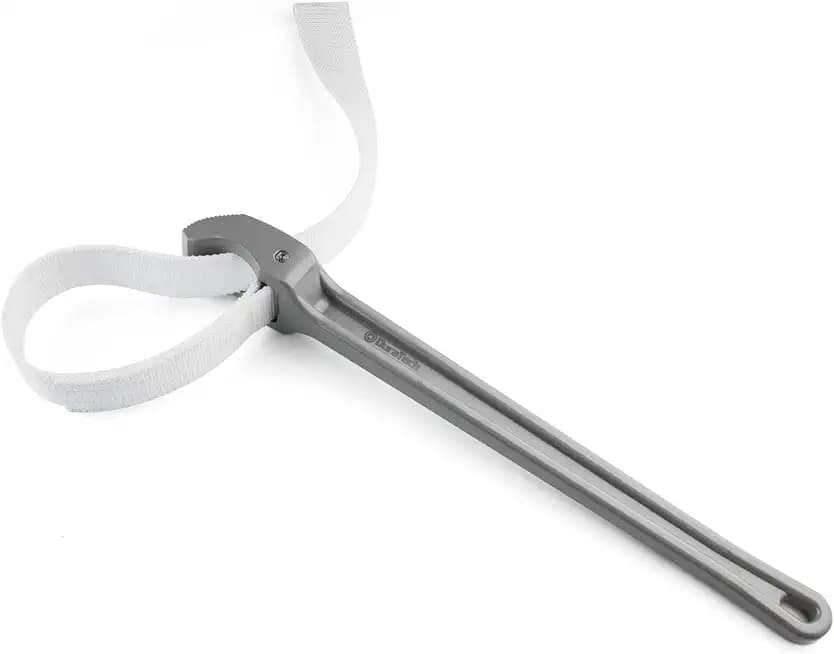 DURATECH Strap Wrench 18" Handle, Adjustable Nylon Strap Pipe Wrenches