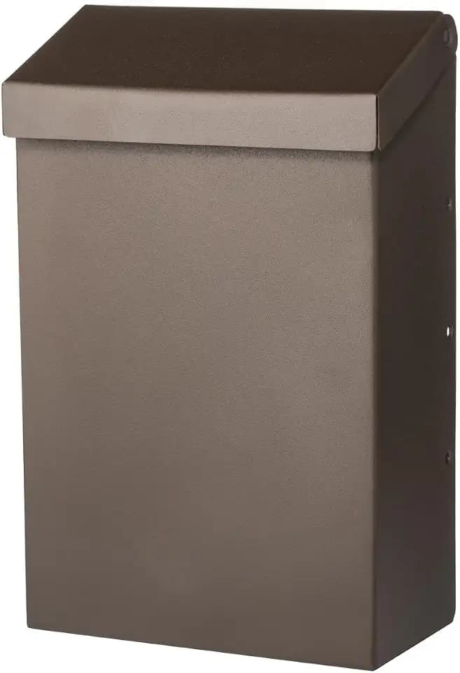 Architectural Mailboxes Modern Heritage Wall Mount Mailbox, Bronze, Small