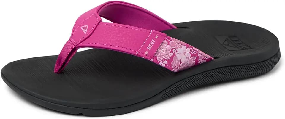 REEF Santa Ana Womens Flip Flop, Arch Support, Water Friendly, Non Marking Outsole