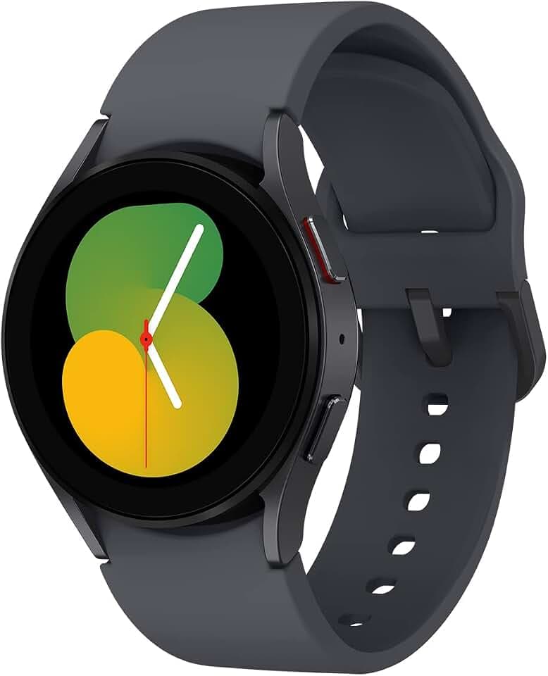 Samsung Galaxy Watch5 Smartwatch, Gesundheitsfunktionen, Fitness Tracker, ausdauernder Akku, LTE, 40 mm, Graphite inkl. 36 Monate Herstellergarantie [Exklusiv bei Amazon]