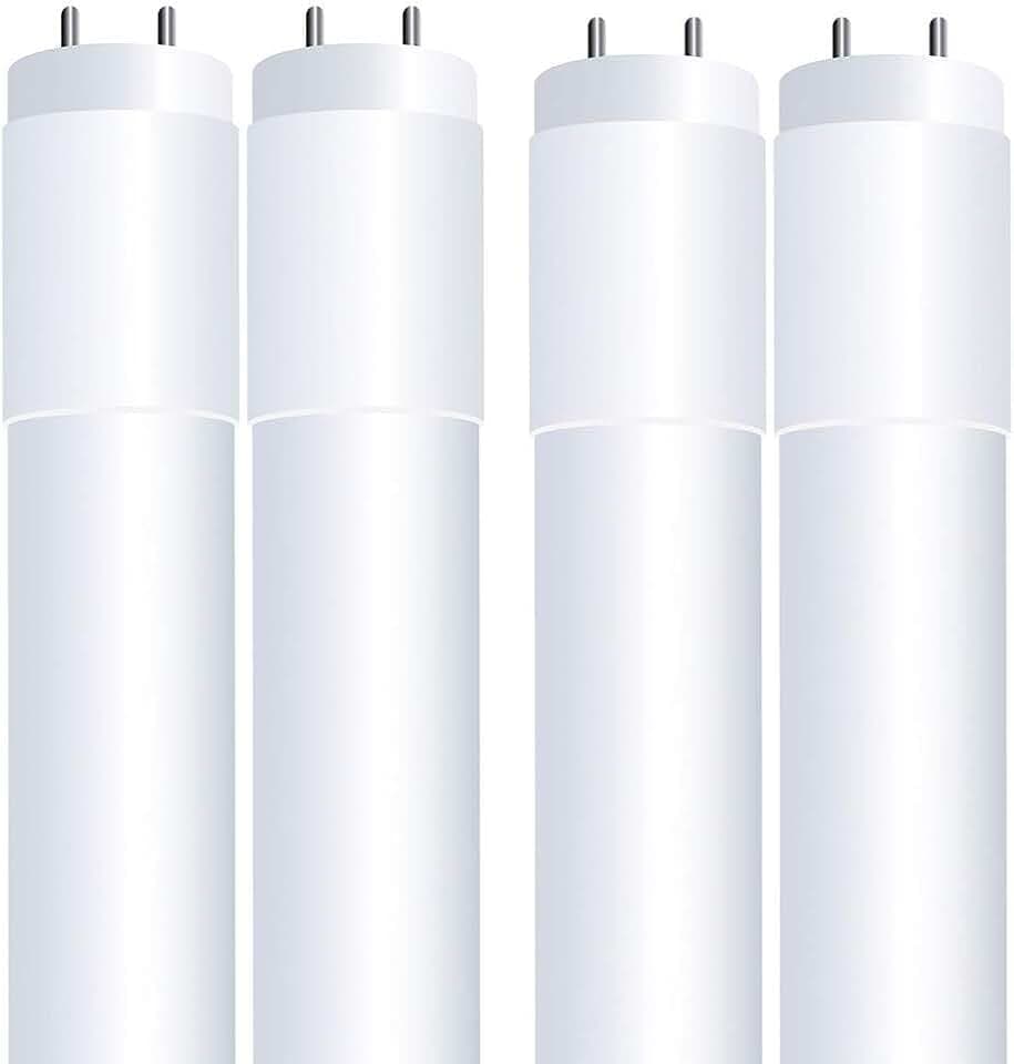 Feit Electric 4ft T8 LED Light Bulbs, 32/40W Eq, Warm White, 4 Pack