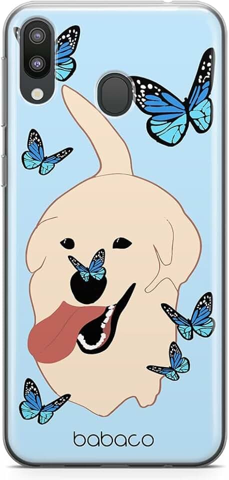 Babaco ERT Group Handyhülle für Samsung M20 Original und offiziell Lizenziertes Muster Dogs 011 optimal an die Form des Handy angepasst, hülle aus TPU