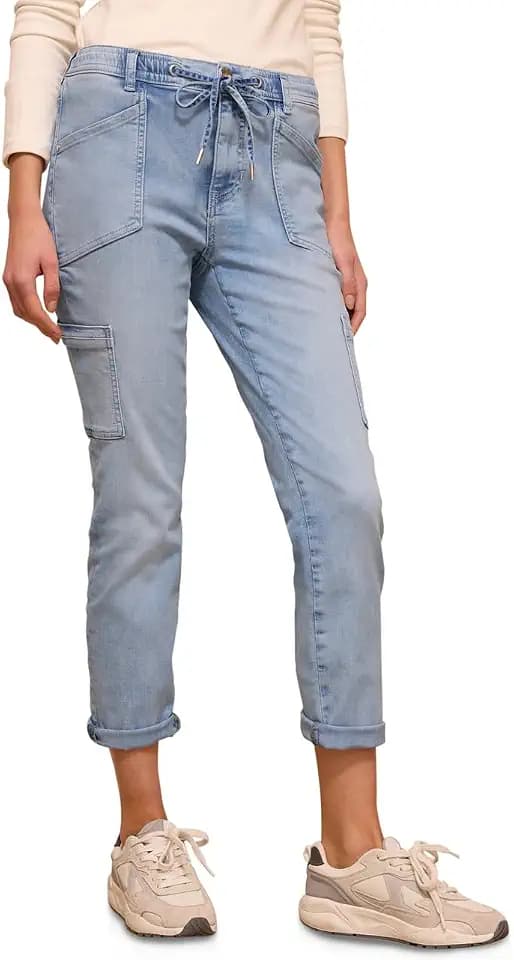 Street One Studio Damen Tapered Leg Jeans im Casual Fit 3818048