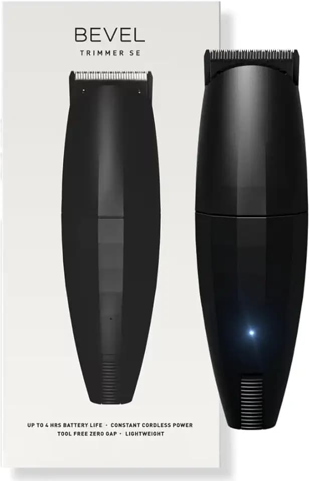 Bevel Beard Travel Trimmer SE for Men - Lightweight Cordless Mustache
