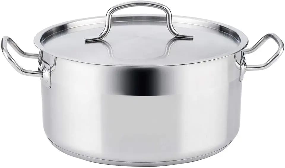 Quid Cook INOX Basika Kasserolle, Edelstahl 32 x 15,5 cm