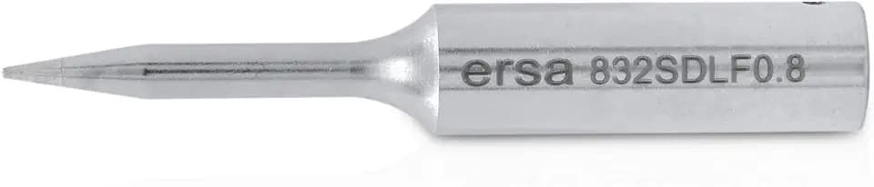 ERSA ERSADUR Dauerlötspitze gerade verlängert bleistiftspitz 0,8 mm Durchmesser mit ERSADUR-LF Beschichtung (bleifrei löten) für erhöhte Standzeit 0832SDLF