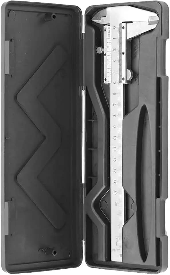 150 Mm Messschieber Analoges Kaliber Mikrometer Kohlenstoffstahl Mikrometermessgerät für Genauigkeitsmessungen Außen Innen Tiefe