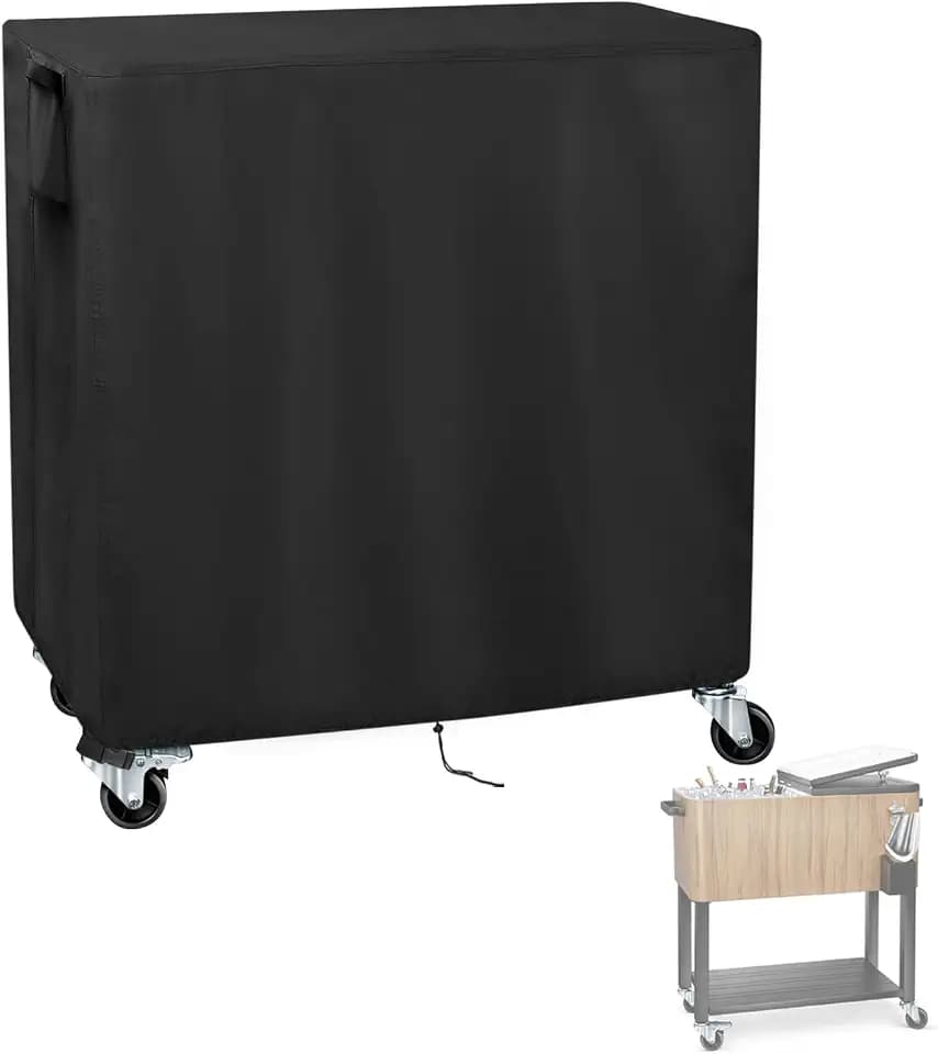 Patio Cooler Cart Cover Waterproof for Ice Chest-38x24x35in