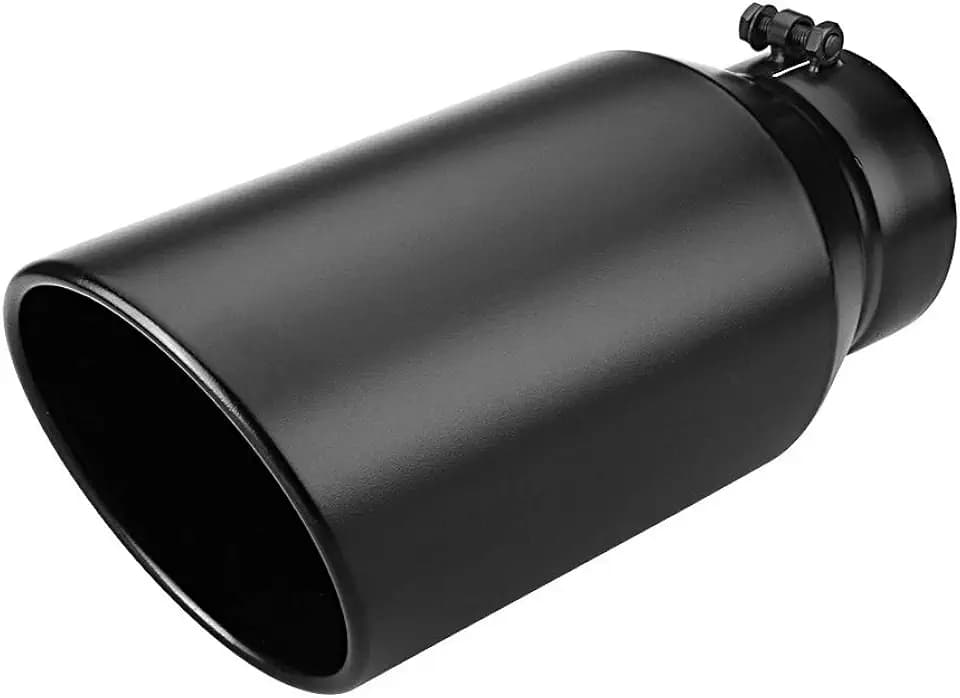 5" inlet Universal Diesel Truck Exhaust Tip,Stainless Steel, 7" outlet,Black Powder Coated, Bolt-On – LCGP