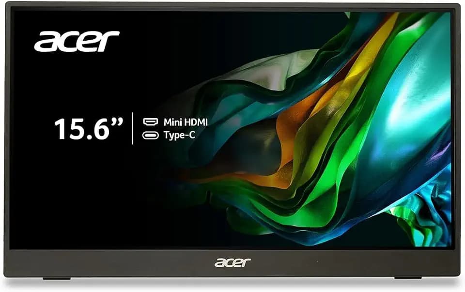 Acer 15.6in FHD 1920x1080 IPS 60Hz Slim Portable Monitor PM161Q Bbmiuux