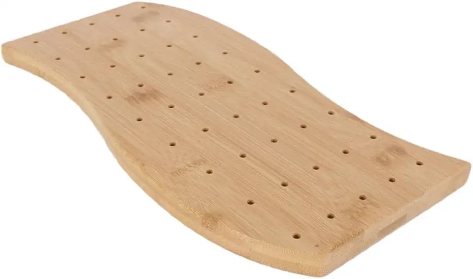 Spießhalter Für Lebensmittel, Bambus-Speisehalter, Obst-Kabob-Ständer Mit 45 Löchern, Cocktail-Pick-Display, Vorspeisen-Servierständer