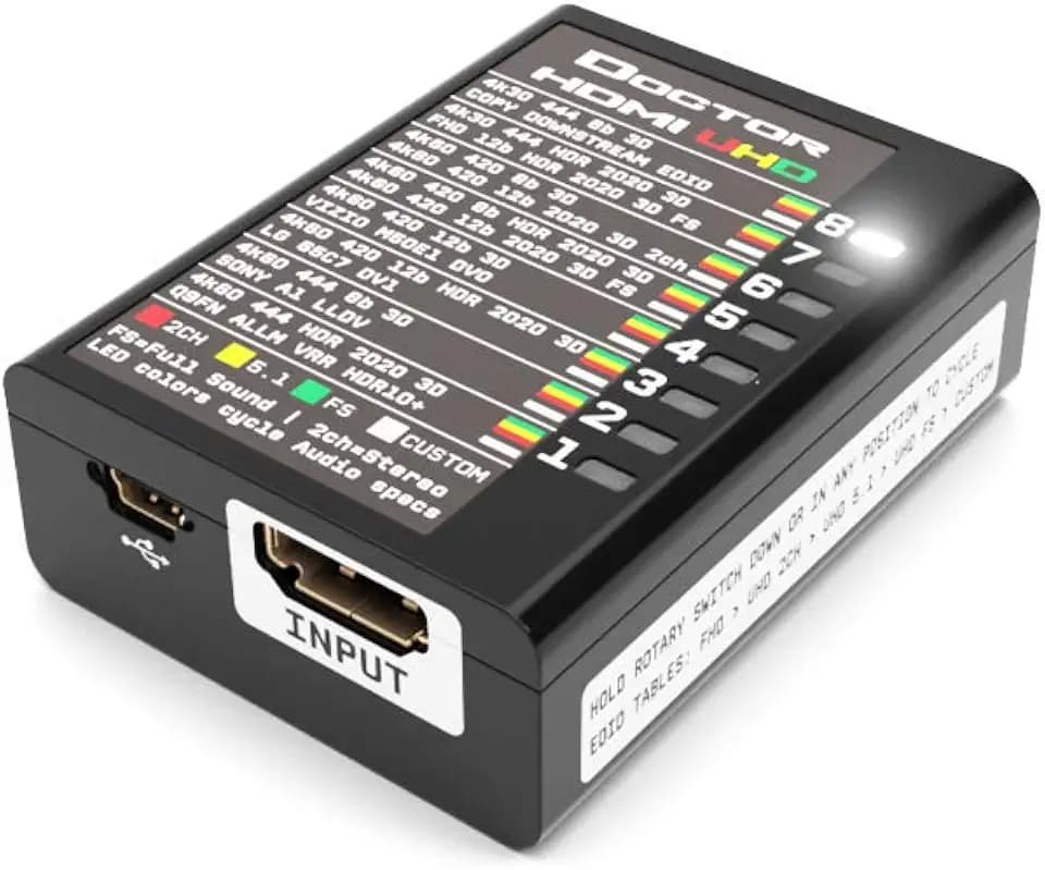 HDFury DR HDMI 4K DrHDMI4K | 4K HDR | 18Gbps/600MHz | EDID Manager