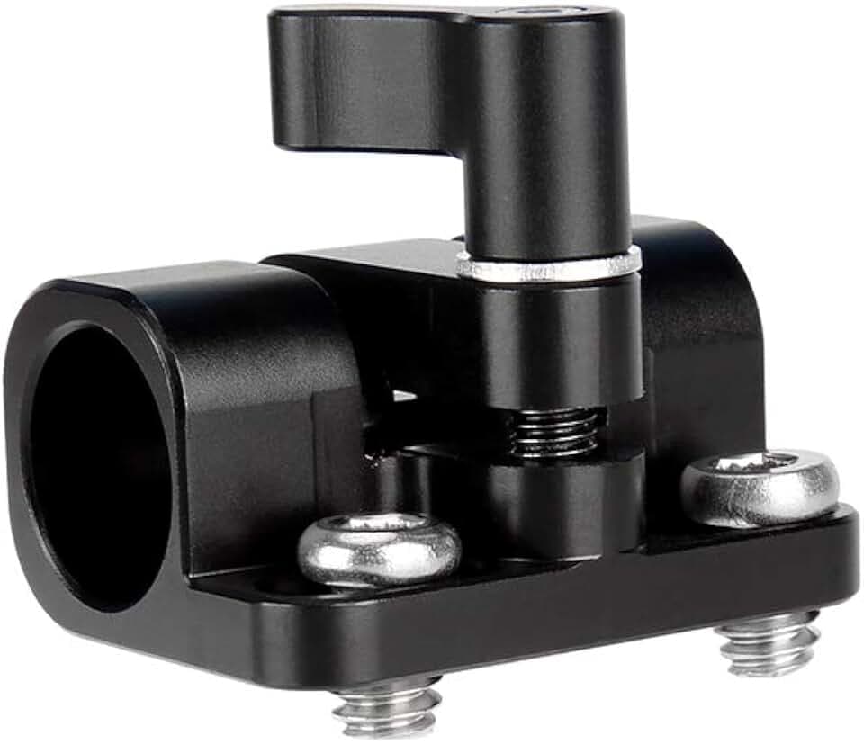 NICEYRIG 15mm Rod Holder Railblock Extension for DSLR Cage, Handle, Baseplate, for DJI Ronin 15mm Rod Support - 278