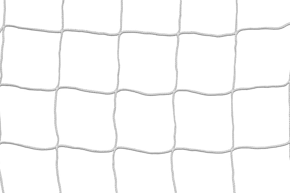Kwik Goal 2.4mm Soccer Net, 6.5'x18.5'x0'x6.5', White