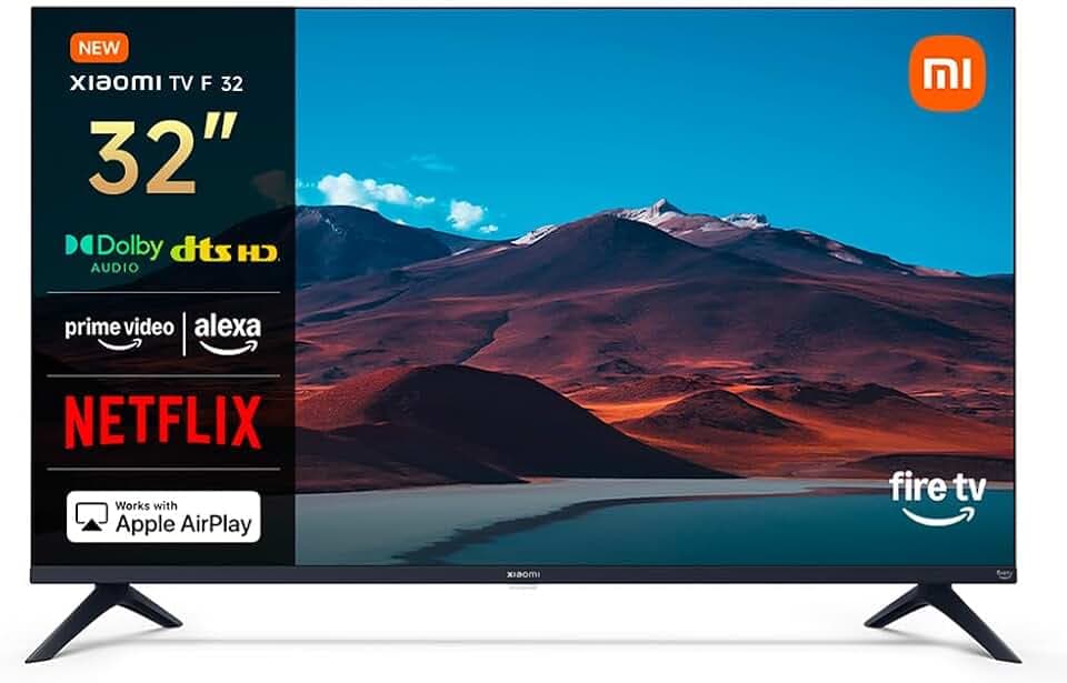 Xiaomi TV F 32 2025, 32" HD Smart TV Fire OS7 Triple Tuner L32MB-FAEU