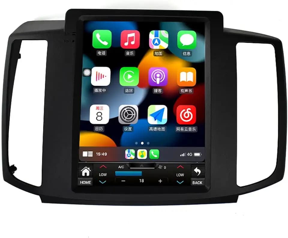 10 Inch Android 12 Car Radio Upgrade for Nissan Maxima 2009-2014 Stereo Replacement Wireless Carplay Android Auto GPS Navigation Multimedia Player AM FM WiFi Head Unit
