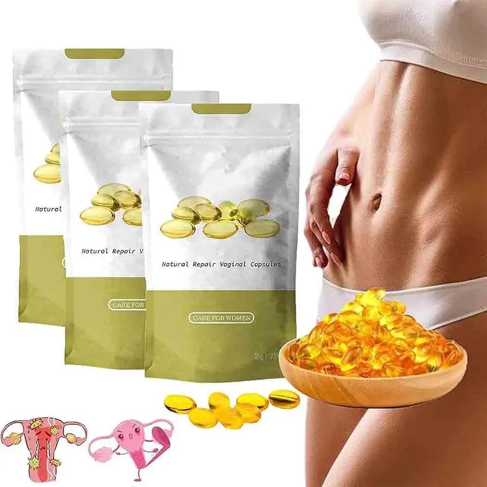 Instant Anti-Itch Detox Slimming Products, Natural Detox Viginal Capsulesa, Natural Detox Viginal Gel (3Bag)